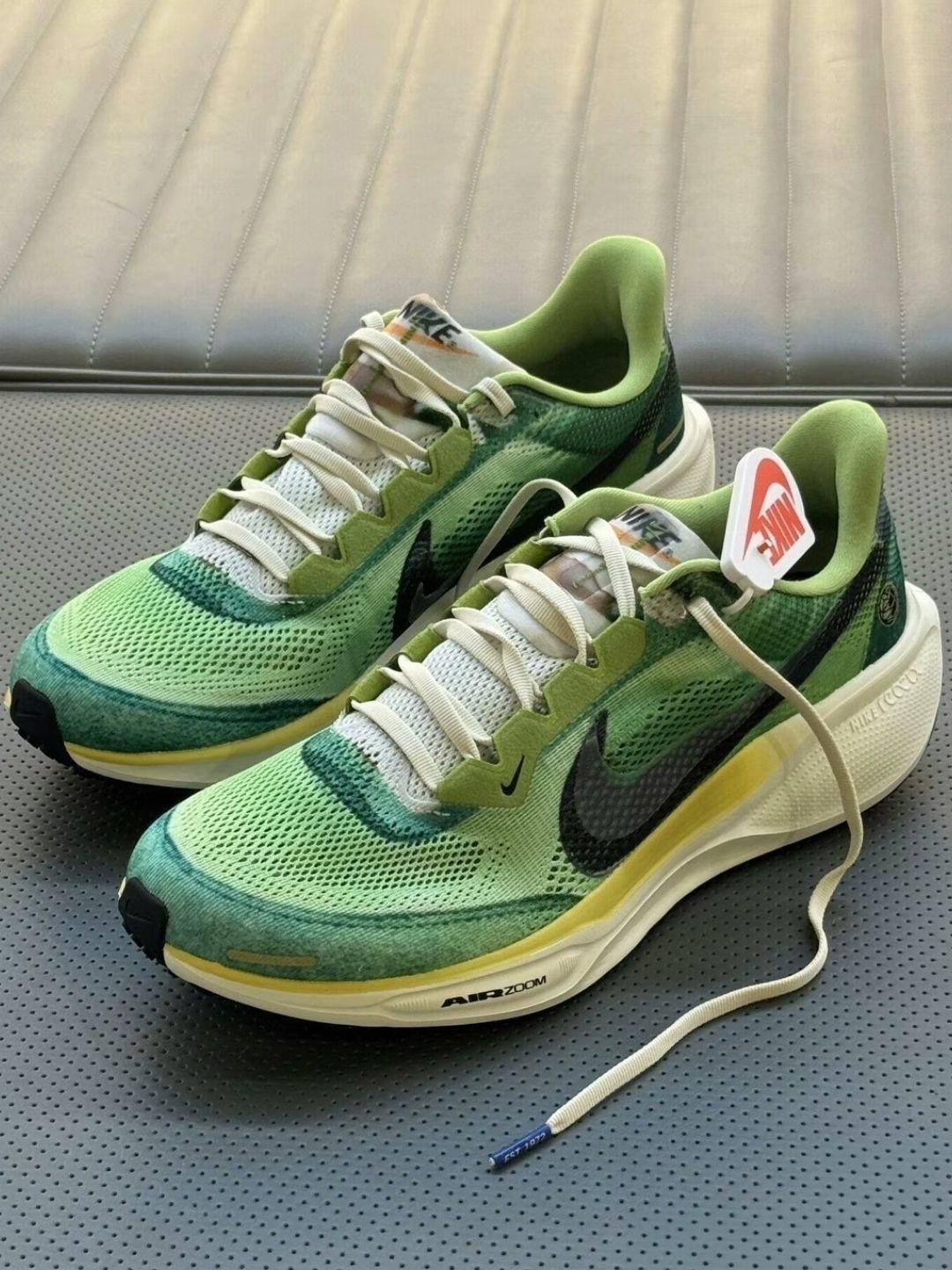 入门首选跑鞋|Nike Pegasus 41 绿色,稳定缓震不踩坑